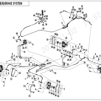 Diagram Cfmoto Uforce Cf Uu Brake System F V