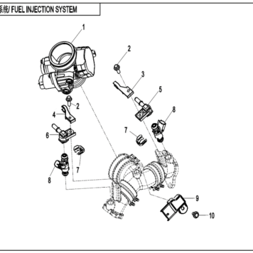 Diagram Cfmoto Zforce Ex Cf Fuel Injection System F