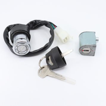 Homyl Ignition Starter Switch Lock & Fuel Gas Tank Cap Lock with Keys Set for CFMOTO-CF800-2-X8 