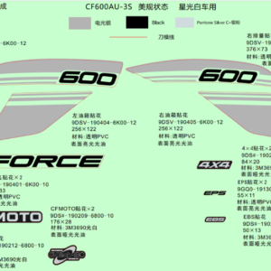 DECAL ASSY, CFMoto OEM - 9DSV-1902A0-20000